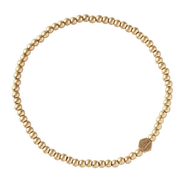 Mini Metal Stacking Bracelet - Mixed Beads Gold - Scout Curated Wears